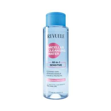 REVUELE EAU MICELLAIRE NETTOYANTE TOUT-EN-UN POUR PEAU SENSIBLE AVEC PRÉBIOTIQUES 400ML