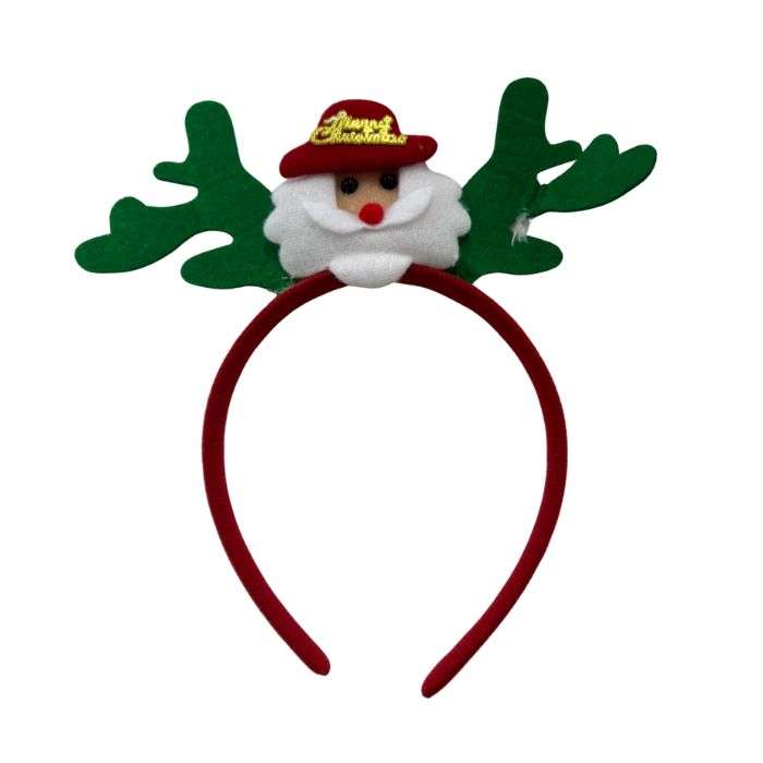 SERRE DE TETE PERE NOEL MERRY CHRISTMAS