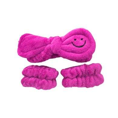 ENSEMBLE BANDEAU DE TETE ET POIGNET MULTICOLORE