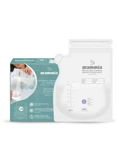 MAMMIA SACHETS DE CONSERVATION DU LAIT MATERNEL 25 SACHETS PRE STERILISES 220 ML
