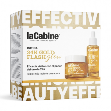 LACABINE PACK RUTINA 24K GOLD FLASH GLOW