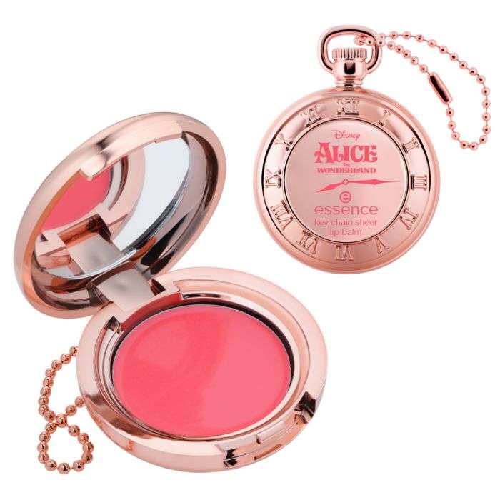 ESSENCE DISNEY ALICE IN WONDERLAND PORTE CLES BAUME A LEVRES TRANSPARENT 