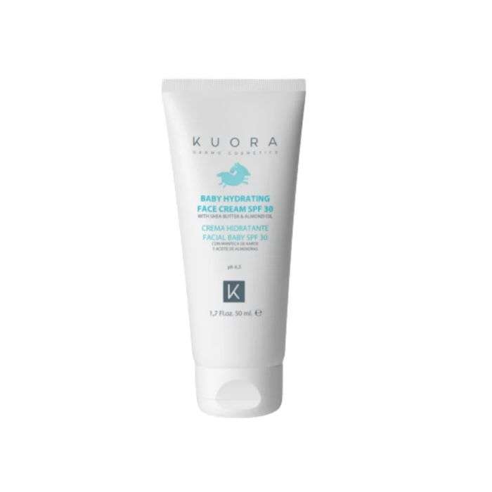 KUORA CREME HYDRATANTE POUR LE VISAGE SPF 30 AU BEURRE DE KARITE ET A L HUILE D AMANDE 50 ML