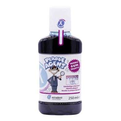MIRADENT PLAQUE AGENT BUBBLE GUM FRUITY 250 ML
