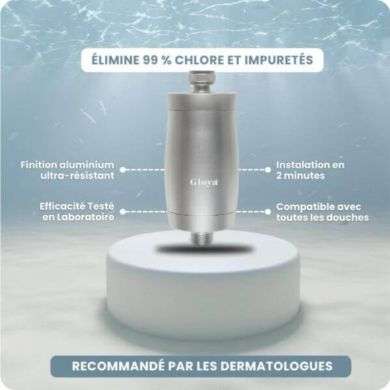 GLOYA FILTRE DE DOUCHE