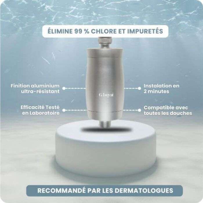 GLOYA FILTRE DE DOUCHE