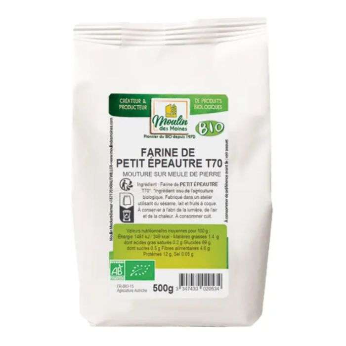 MOULIN DES MOINES FARINE D EPEAUTRE T70 500G