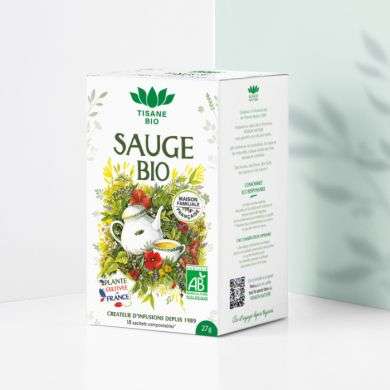 ROMON NATURE TISANE SAUGE BIO 18 SACHETS 