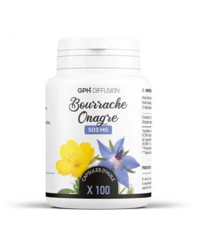 GPH DIFFUSION BOURRACHE ONAGRE 503 MG 100 CAPSULES D HUILE