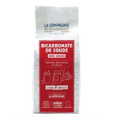 LA COMPAGNIE DU BICARBONATE BICARBONATE DE SOUDRE GROS GRAINS LINGE ET MAISON 1KG