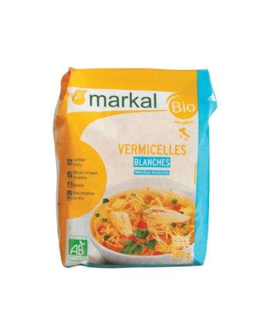 MARKAL PATES BIO VERMICELLES BLANCHES 500G