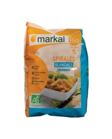 MARKAL PATES BIOSPIRALES BLANCHES 500G 