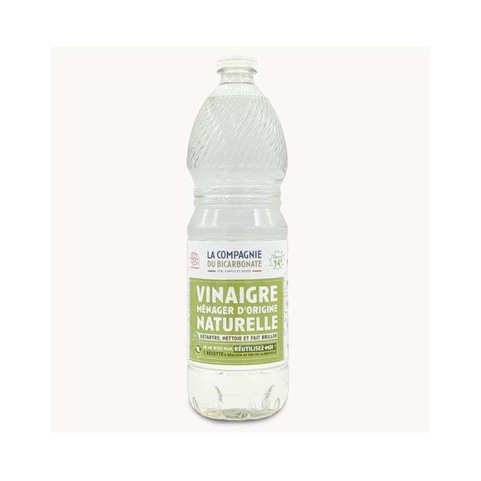 LA COMPAGNIE DU BICARBONATE VINAIGRE MENAGER ORIGINE NATURELLE 1L