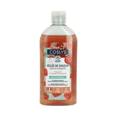 COSLYS GELEE DE DOUCHE ADOUCISSANTE FRAISE BIO ET TOMATE BIO PEAUX SENSIBLES 250ML 