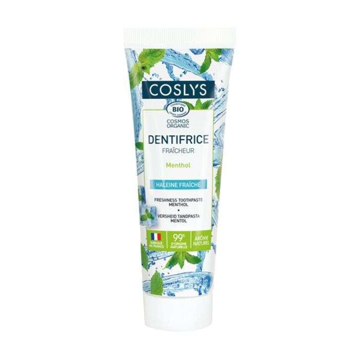 COSLYS DENTIFRICE FRAICHEUR MENTHOL HALEINE FRAICHE 100 G
