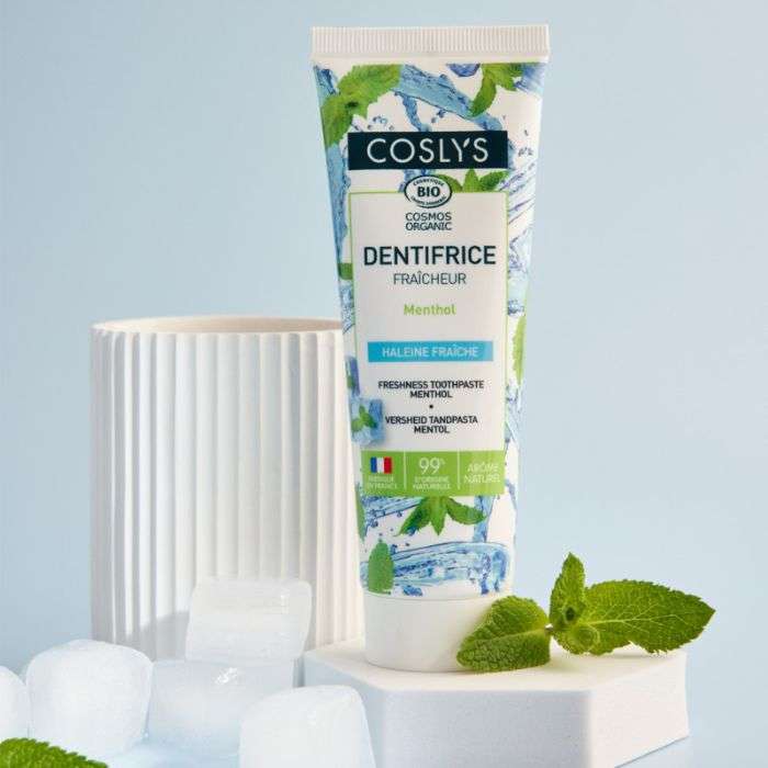 COSLYS DENTIFRICE FRAICHEUR MENTHOL HALEINE FRAICHE 100 G