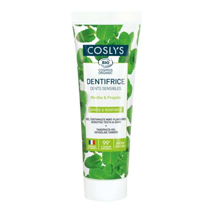 COSLYS DENTIFRICE DENTS SENSBLES MENTHE ET PROPOLIS 75 ML