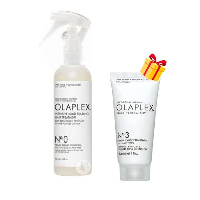 OLAPLEX N0 SOIN REPARATEUR ET FORTIFIANT INTENSE POUR LES CHEVEUX 155 ML+ N3 REPARATEUR 30ML OFFERTS 