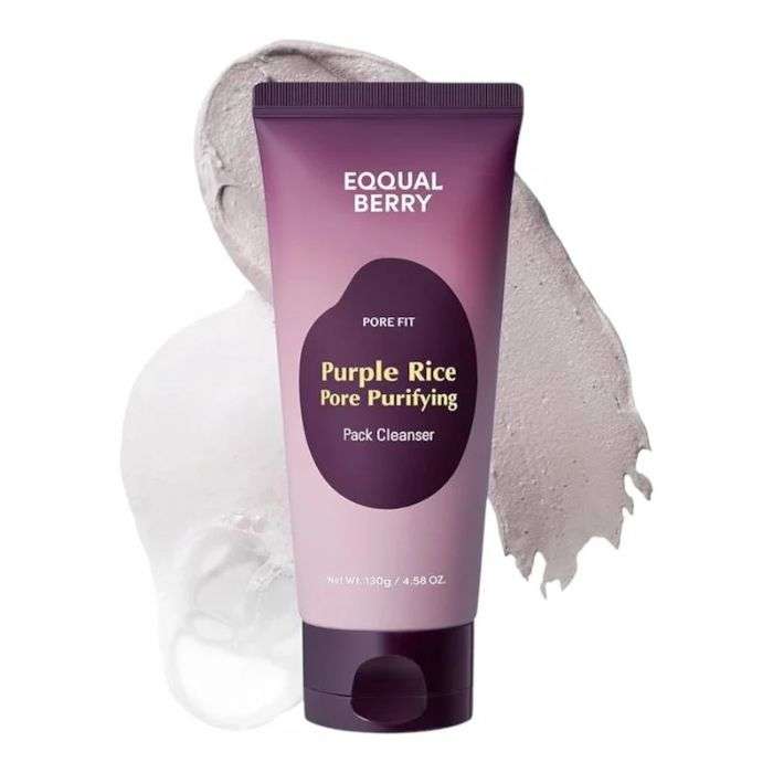 EQQUAL BERRY PURPLE RICE PORE PURIFYING PACK CLEANDER 130 G