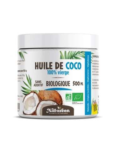 PLANETE AU NATUREL NATUREEN HUILE DE COCO VIERGE 500 ML