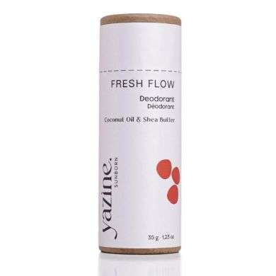 YAZINE FRESH FLOW DEODORANT NATUREL HUILE DE COCO ET BEURRE DE KARITE 35 G