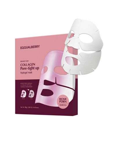 EQQUAL BERRY BOUNCY DAY COLLAGEN PORE TIGHT UP HYDROGEL MASK 1 UNITE