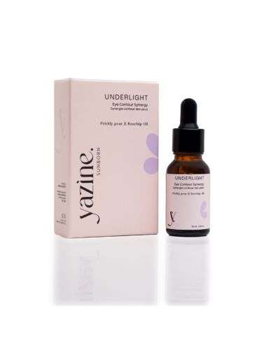 YAZINE SUNBORN UNDERLIGHT SYNERGIE CONTOUR DES YEUX À L’HUILE DE FIGUE DE BARBARIE ET DE CYNORRHODON 15 ML