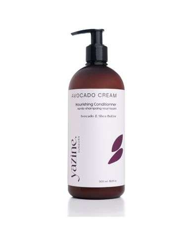 YAZINE SUNBORN AVOCADO CREAM APRES SHAMPOING NOURRISSANT AVOCAT ET BEURRE DE KARITE 500 ML