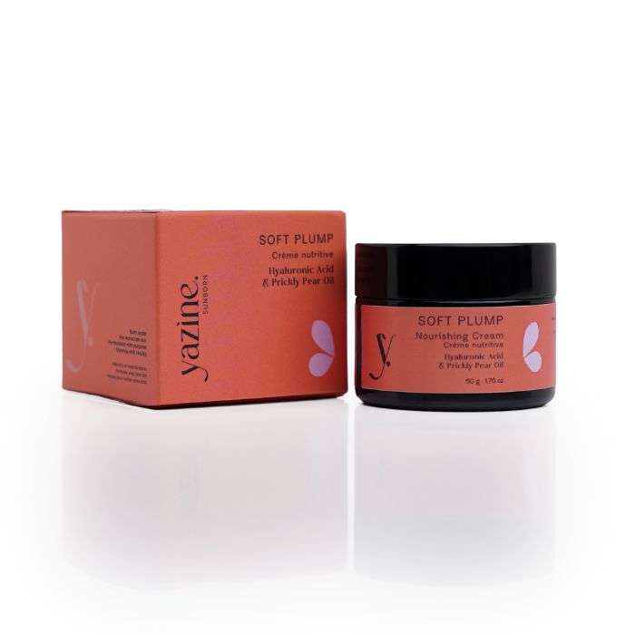 YAZINE SUNBORN CREME NUTRITIVE POUR LES MAINS A L ACIDE HYALURONIQUE ET A L HUILE DE POIRE PRICHLY 50 G