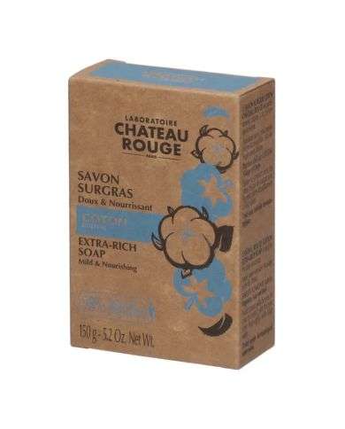LABORATOIRE CHATEAU ROUGE SAVON SURGRAS COTON 150 G