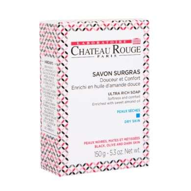 LABORATOIRE CHATEAU ROUGE SAVON SURGRAS HUILE D AMANDE DOUCE PEAUX SECHES 150 G
