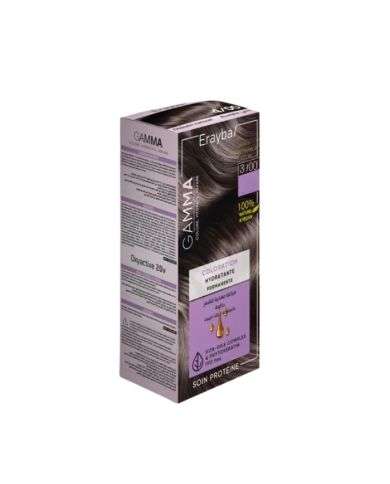 ERAYBA GAMMA COLORATION HYDRATANTE PERMANENTE 3-00 CHATAIN FONCE