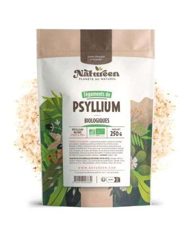 PLANETE AU NATUREL NATUREEN TEGUMENTS PSYLLIUM BLOND BIOLOGIQUES 250 G