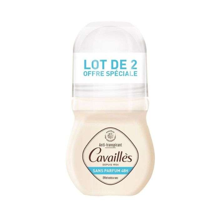 ROGE CAVAILLES OFFRE SPECIALE LOT DE 2 DEODORANT SANS PARFUM 48H 50ML