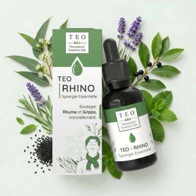 TEO THERAPEUTIC ESSENTIAL OILS RHINO SYNERGIE ESSENTIELLE 10ML