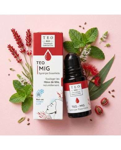 TEO-MIG® - ROLL-ON MIGRAINE - SYNERGIE ESSENTIELLE - 10ML