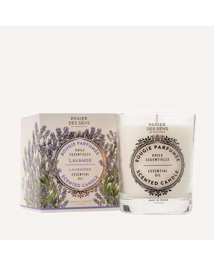 PANIER DES SENS BOUGIE PARFUMEE HUILE ESSENTIELLE LAVANDE