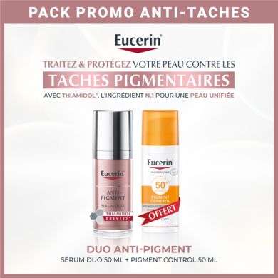 EUCERIN OFFRE ANTI PIGMENT SERUM DUO 30 ML + PIGMENT CONTROL 50ML SPF50 OFFERT