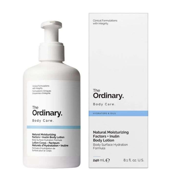 THE ORDINARY LOTION POUR LE CORPS FACTEURS NATURELLE D'HYDRATATION ET INULINE 240ML