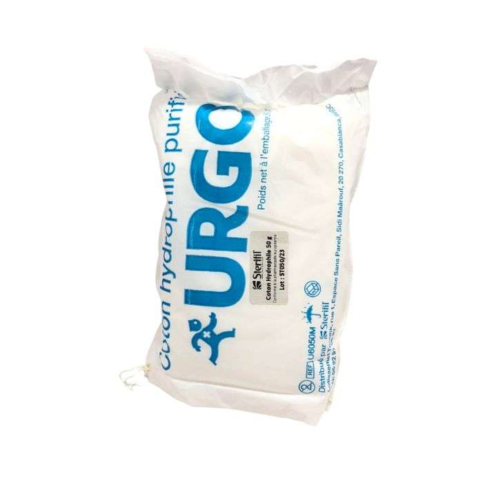 URGO COTON HYDROPHILE PURIFIE 50G