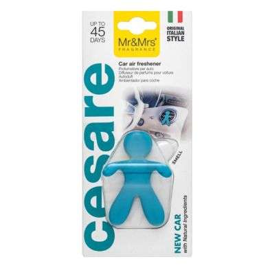 MR AND MRS FRAGRANCE CESAR DESODORISANT POUR VOITURE NEW CAR