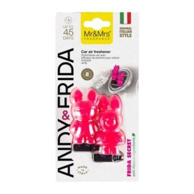 MR AND MRS FRAGRANCE ANDY AND FRIDA DESODORISANT POUR VOITURE FRIDA SECRET