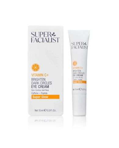 SUPER FACIALIST VITAMINE C+ SOIN CONTOUR DES YEUX CAFFEINE + PEPTIDE 15 ML