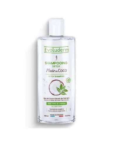 EVOLUDERM SHAMPOOING DETOX PLUIE DE COCO 400 ML