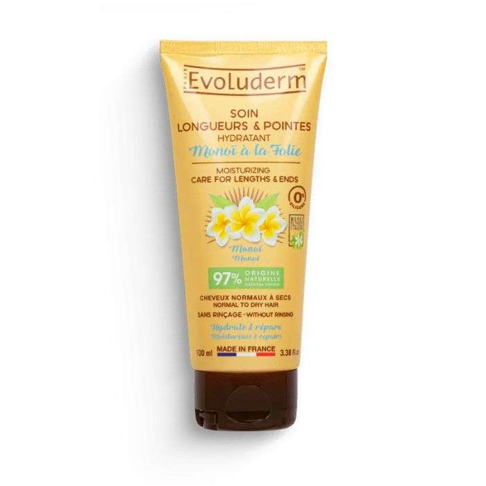 EVOLUDERM SOIN LONGUEURS ET POINTES HYDRATANT MONOI A LA FOLIE 100ML