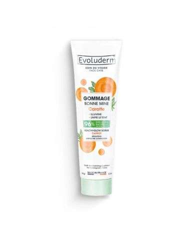 EVOLUDERM GOMMAGE BONNE MINE CAROTTE 150GR
