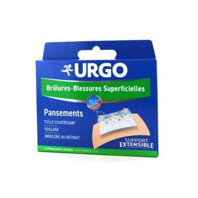 URGO PANSEMENT BRULURES BOITE DE 6