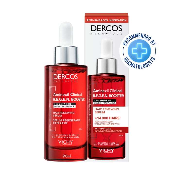 VICHY DERCOS AMINEXIL CLINICAL REGEN BOOSTER SERUM REGENERATIF CAPILLAIRE 90 ML