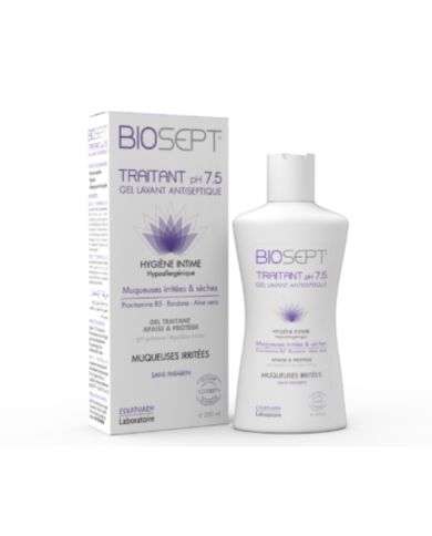 BIOSEPT TRAITANT GEL LAVANT ANTISEPTIQUE PH 7.5 200ML