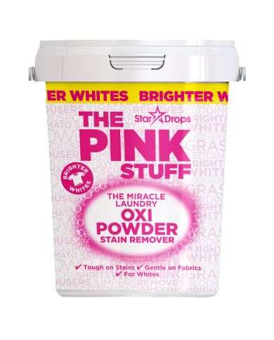 THE PINK STUFF POUDRE OXI MIRACLE POUR LINGE BLANCS 1KG